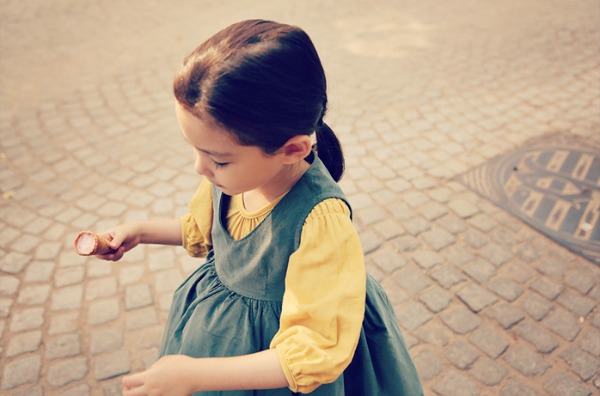 Vestido de niña para invierno