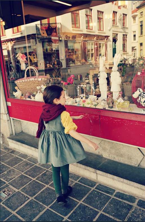 Vestido de niña para invierno