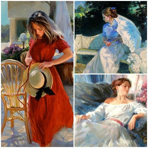 Pinturas acuarelas de Vladimir Volegov