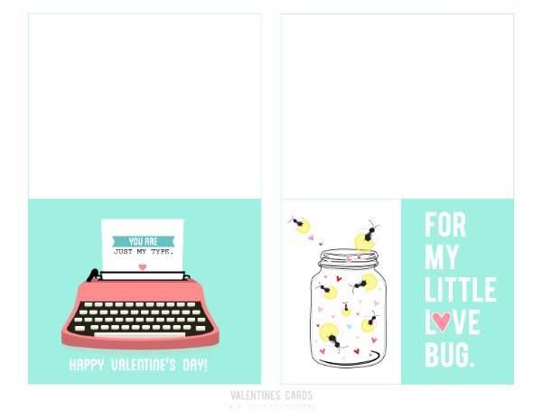 Tarjeta de San Valentín para imprimir gratis