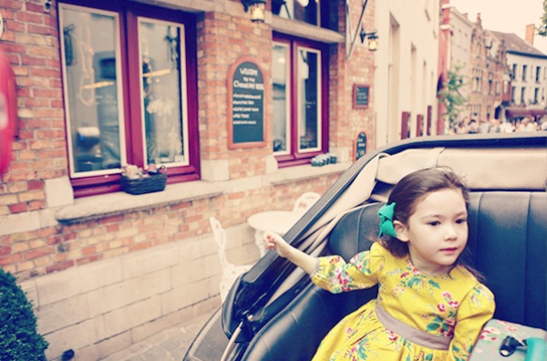 Vestido estampado para niña